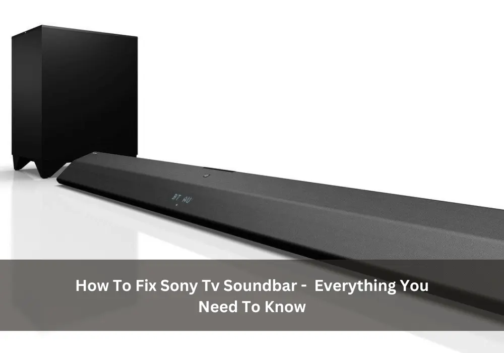 Sony Tv Soundbar
